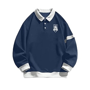 JVX Unisex-Adult Wool Blend Collared Neck Sweatshirt