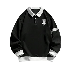JVX Unisex-Adult Wool Blend Collared Neck Sweatshirt