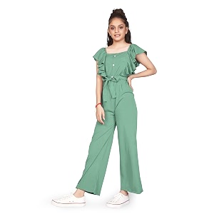 Jwalin Girls A-Line long Jumpsuit