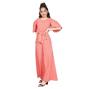 Jwalin Girls A-Line long Jumpsuit