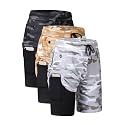 JWJ Mens 2 in 1 Running Shorts Quick Dry Gym Athletic Workout Clothes with Side Pockets