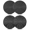 JXCF72 Charcoal Filter Fit for GE BOSCH Range Hood JVW5301BJ1TS, 4 Pcs