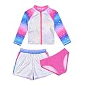 Jxstar Girls 3 Piece Rash Guard Sets
