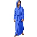 Jxstar Girls Bathrobes Kids Long Hooded Robes Plush Full Length Coral Fleece Pajamas Sleepwear
