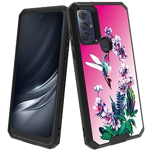 for motorola moto g power 2022 case 6534 hummingbird girl theme design shockproof for motorola moto g power 2022 phone case dual layer cover