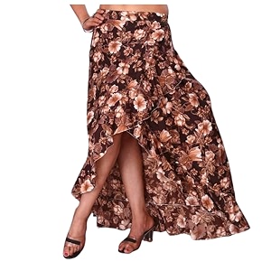 JYESHTA Womens American Crepe Flared A Line