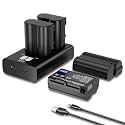 JYJZPB 4 Pack EN-EL15C Batteries and Dual Battery Charger for Nikon Camera