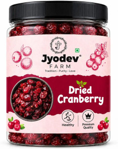 jyodevfarm premium sliced dried cranberry  natural dried cranberries 1 x 250 g