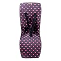 JYOKO Kids Cotton Mat Compatible with Baby Jogger City Mini and Joolz (Fluor Heart)