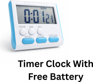 JYORESHA Digital Blue Clock