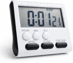 JYORESHA Digital White Clock