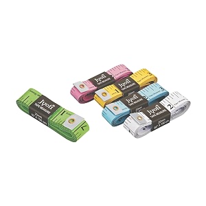 jyoti 36705 tape measure for body measurement sewing dressmaking ruler durable soft flexible inch tape for measurement length 60 inches  150cm - width 20mm - pack of 5 pieces