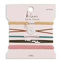 K'lani Aloha Hair Tie Bracelets - Elastic Ponytail Holder - Small