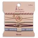 K'lani Bloom Hair Tie Bracelets - Elastic Ponytail Holder - Small