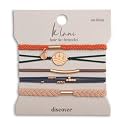 K'lani Discover Hair Tie Bracelets - Elastic Ponytail Holder - Medium