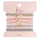 K'lani Explore Hair Tie Bracelets - Elastic Ponytail Holder - Small