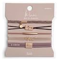 K'lani Faith Hair Tie Bracelets - Elastic Ponytail Holder - Large
