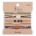 K'lani Flourish Hair Tie Bracelets - Elastic Ponytail Holder - Small
