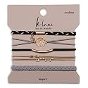 K'lani Inspire Hair Tie Bracelets - Elastic Ponytail Holder - Small