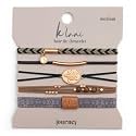 K'lani Journey Hair Tie Bracelets - Elastic Ponytail Holder - Small