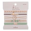 K'lani Reflect Hair Tie Bracelets - Elastic Ponytail Holder - Medium