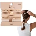 K'lani Rise Hair Tie Bracelets - Elastic Ponytail Holder - Small