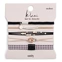 K'lani Unity Hair Tie Bracelets - Elastic Ponytail Holder - Medium