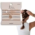 K'lani Wonder Hair Tie Bracelets - Elastic Ponytail Holder - Large