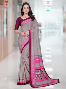 k 5 fashion printed daily wear crepe saree