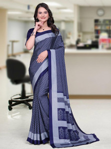 k 5 fashion printed daily wear crepe saree