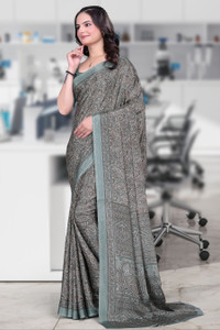 k 5 fashion printed daily wear crepe saree