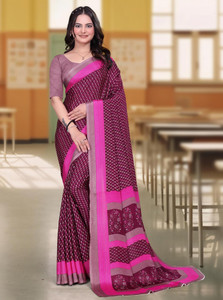 k 5 fashion printed daily wear crepe saree