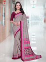 K 5 FASHION Printed Daily Wear Crepe Saree