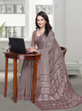 K 5 FASHION Printed Daily Wear Crepe Saree