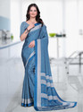 K 5 FASHION Printed Daily Wear Crepe Saree