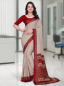 K 5 FASHION Printed Daily Wear Crepe Saree