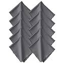 K&F Concept 10 Pack Lens Cleaning Cloth 15X18CM, Washable Reusable Microfiber Cleaning Cloth for Camera Lenses, Glasses, Screens, Cameras, Eyeglasses, LCD TV Screens