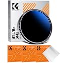 K&amp;F Concept 52mm Variable ND2-2000 (1-11 Stops) ND Camera Lens Filter-18 Multi-Coated Adjustable Neutral Density Filter with 3 Vacuum Cleaning Cloths (K-Series)