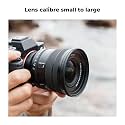 K&amp;F Concept 72-77mm(2 Pcs) Step-Up Ring Adapter, 72mm to 77mm Step Up Filter Ring for 72mm Lens Install 77mm ND CPL UV Lens Filter