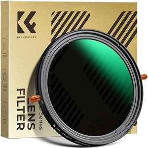 kampf concept 77mm variable fader nd2-32 nd filter and cpl circular polarizing lens filter in 1 for camera lens waterproof neutral density polarizer filter nano-d series