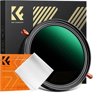 kampf concept 77mm variable fader nd2-nd32 nd filter and cpl circular polarizing filter 2 in 1 for camera lens no x spot weather sealed