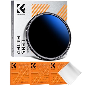 kampf concept 82mm variable nd2-2000 1-11 stops nd camera lens filter-18 multi-coated adjustable neutral density filter with 3 vacuum cleaning cloths k-series