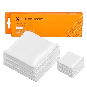 kampf concept import microfiber cleaning cloths 20-pack vacuum wrapped for camera lenseyeglassesiphonescomputersipadled screenselectronicsprecision instrument