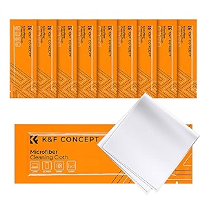 kampf concept import microfiber cleaning cloths 20-pack vacuum wrapped for camera lenseyeglassesiphonescomputersipadled screenselectronicsprecision instrument