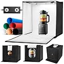 K&F CONCEPT Photo Studio Light Box 20"x20" with 160 CRI 97 LED Lights