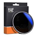 K&amp;F Concept Variable ND Lens Filter ND2-ND400 (1-9 Stops) 18 Multi-Layer Coatings Adjustable Neutral Density Ultra Slim Lens Filter for Camera Lens Blue Coated (55 MM)