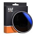 K&amp;F Concept Variable ND Lens Filter ND2-ND400 (1-9 Stops) 18 Multi-Layer Coatings Adjustable Neutral Density Ultra Slim Lens Filter for Camera Lens Blue Coated (67 MM)