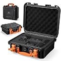 K&amp;F CONCEPT Waterproof Hard Case, IP67 Protective Case with Pre-Scored Foam