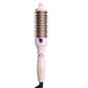 K&amp;K 1.5 Inch Ceramic Tourmaline Ionic Curling Brush Volumizer - Hot Brush Creates Root Volume &amp; Loose Curls, Volume Curls, Hair Styling Tool