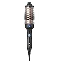 K&amp;K 1.77 Inch Heated Curling Brush with Ceramic Tourmaline Ionic Technology for Volumizing and Loose Curls (Black)